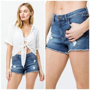 RSQ Venice Mid Rise Cut Off Shorts
